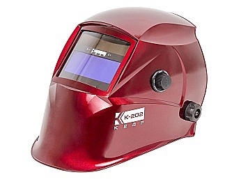 Маска сварщика КЕДР К-202 PRIME, красная